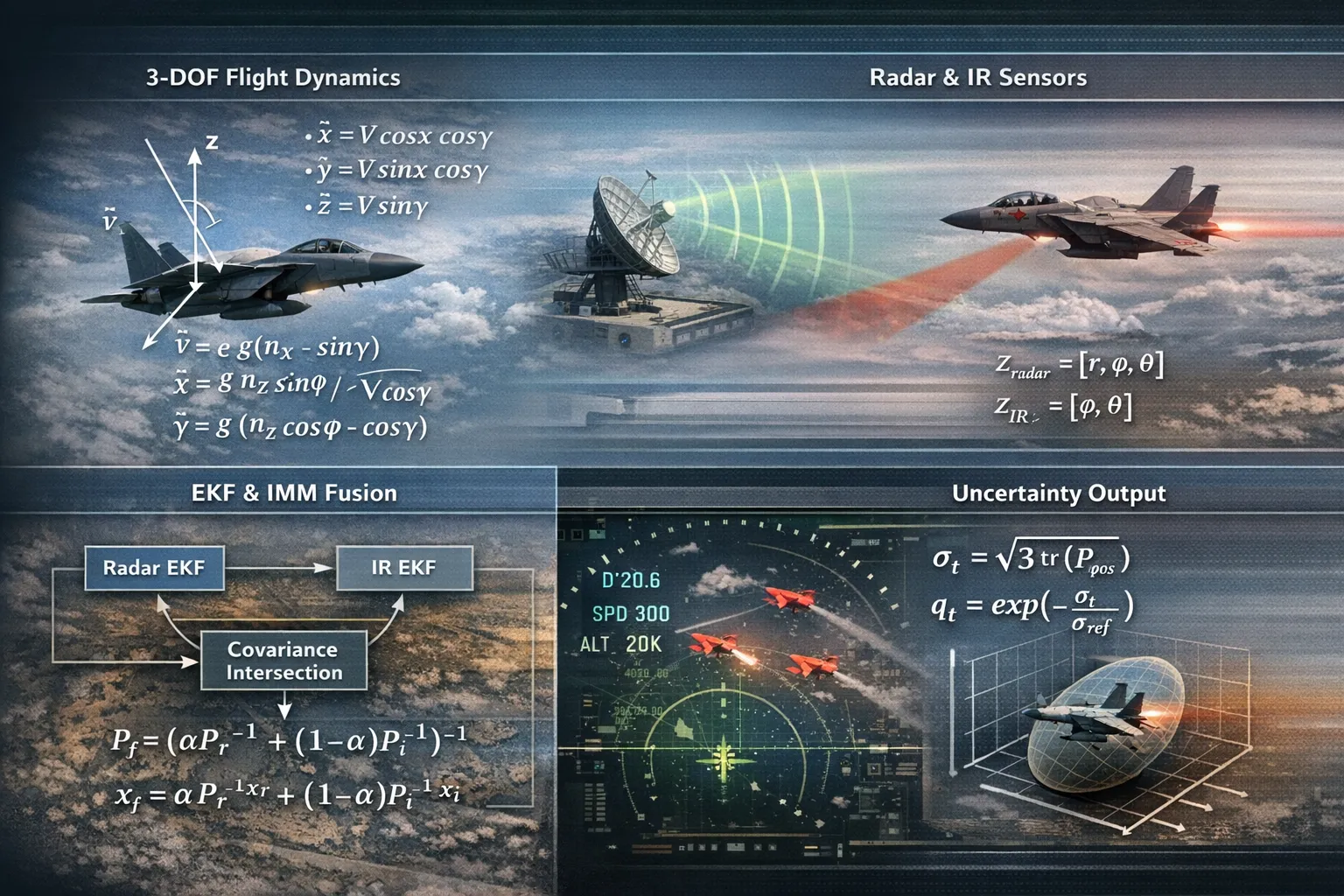 Paper Episode 2: Building the Simulation Environment: Flight Dynamics, Sensor Models, and IMM-EKF Fusion